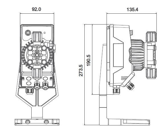 Дозуючий насос Kompact 5 л/год - 8 BAR з контролем рівня AML200NPE0000 фото